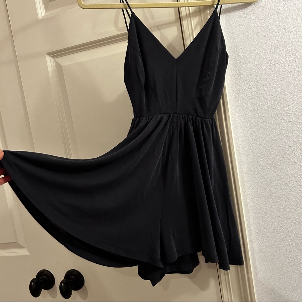 Dark purple romper